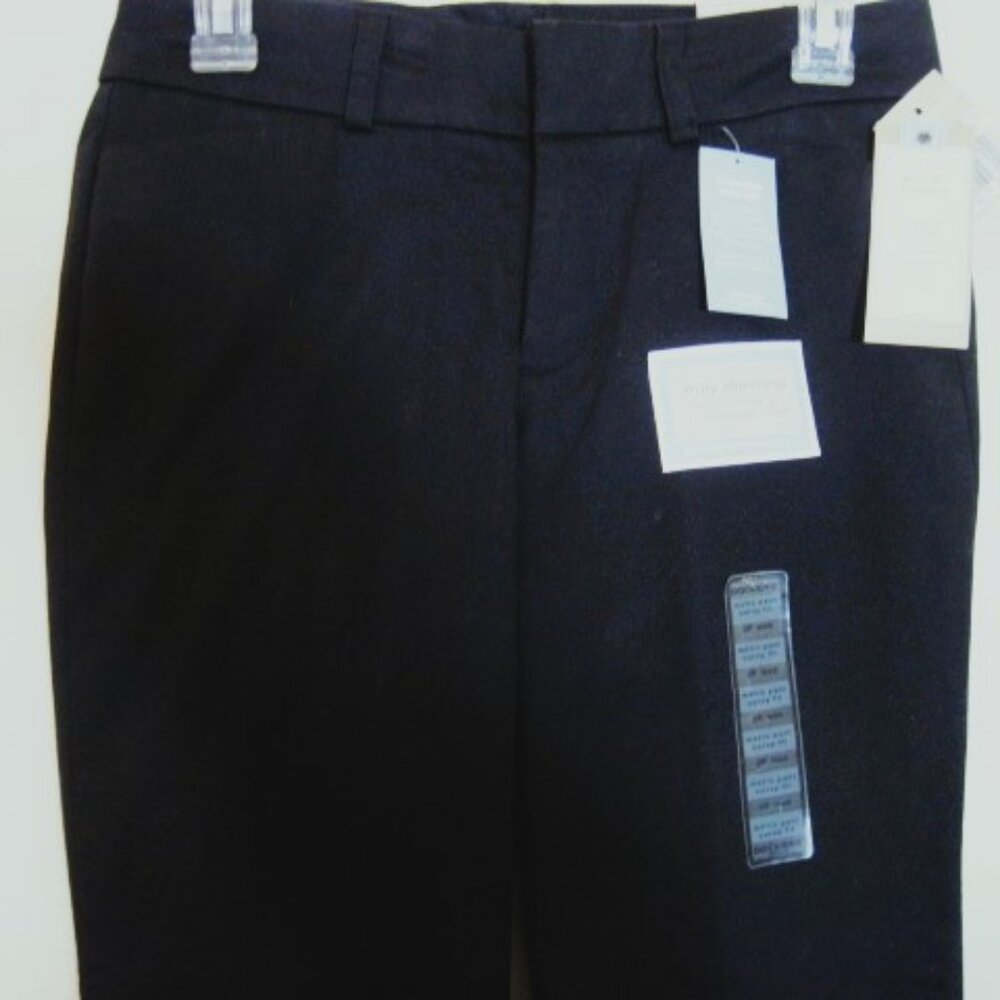 DOCKERS~Womens~Size 2 Pm Black~Metro Pant Truly Slimming Flatters Your Shape